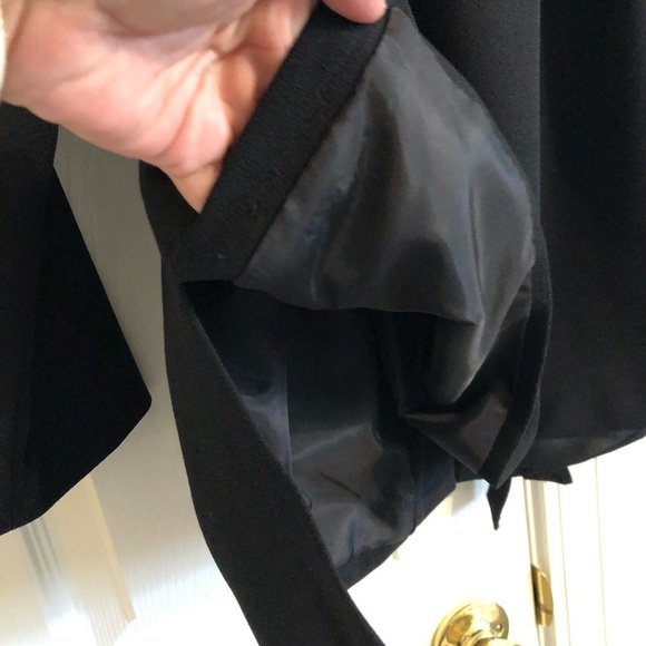 SUIT/ Karen Scott Made for Macys / blazer/pants black tie belt 12P - Picture 3 of 8